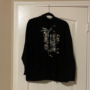 Black Graphic Hoodie